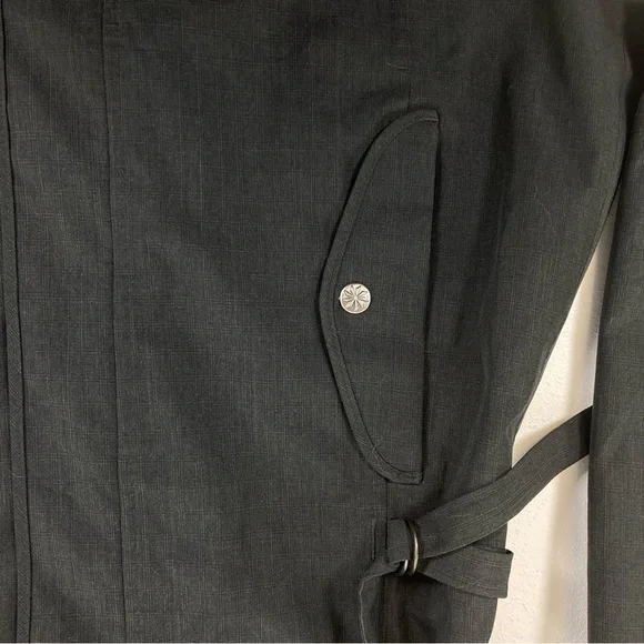 ATHLETA Midtown Rain Trench Coat Hooded | Dark Gray | Women’s Size M Waterproof - Picture 9 of 16